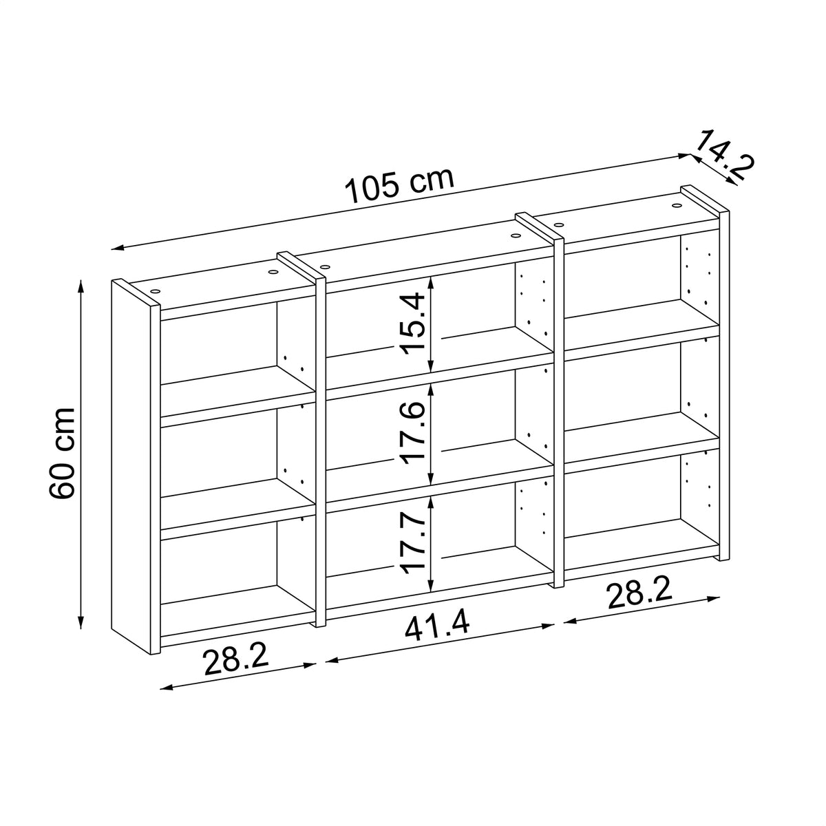 Roomart Badezimmerspiegelschrank "Gusto“ – 75/90/105 cm – in Weiß oder Eiche – moderner Badschrank mit Spiegel Roomart Badezimmerspiegelschrank "Gusto“ – 75/90/105 cm – in Weiß oder Eiche – moderner Badschrank mit Spiegel- badezimmerspiegelschrank, mirro