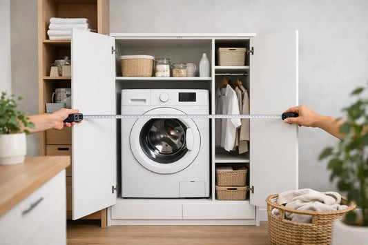 Waschmaschinenschrank-Breite richtig wählen
