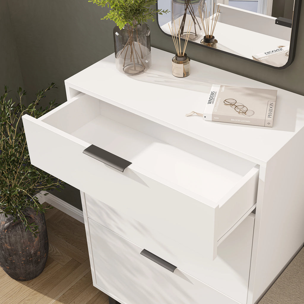 Roomart Schuhschrank NORD, 112 cm, mit 2 Schuhklappen und Schublade, in 2 Farben
