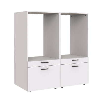Roomart Waschmachinen Doppelschrrank Überbauschrank, 134 cm Breit, mit Ausziehbrett, in 3 Farben Roomart Waschmachinen Doppelschrrank Überbauschrank, 134 cm Breit, mit Ausziehbrett, in 3 Farben - waschmaschinenschrank, waschmaschinenregal, waschturm, schr