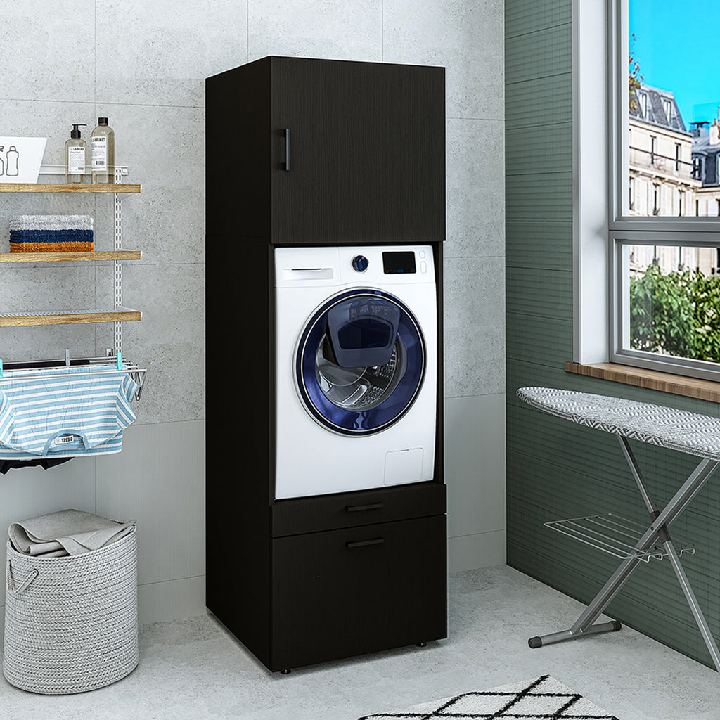 Roomart wasmachinekast SERIE 2, 67 cm, met uittrekplateau en opzetstuk, in 3 kleuren