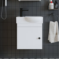Roomart wastafelonderkast PUNTO, 46,5 cm, kraangat links, in 4 kleuren