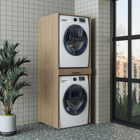 Roomart wasmachinekast DUO-I, 67 cm, voor wasmachine en droger