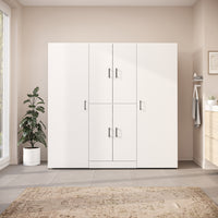 Roomart Waschmaschinenschrank DORA-I 190 cm, Weiß, 186 cm hoch, Bild 2