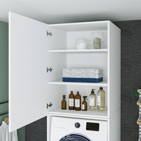 Roomart wasmachinekast SERIE 2, 67 cm, met uittrekplateau en opzetstuk, in 3 kleuren