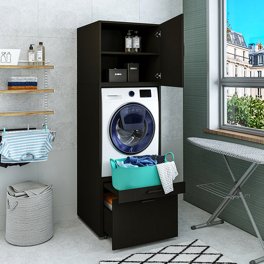 Roomart wasmachinekast SERIE 2, 67 cm, met uittrekplateau en opzetstuk, in 3 kleuren
