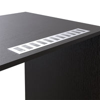 Lüftungsschlitz aus Metall in der Deckplatte des SERIE 2 Schranks