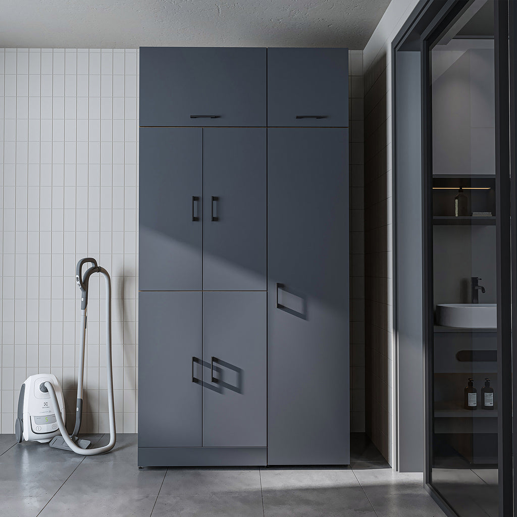 Roomart wasmachinekast DORA-II, 115 cm, voor wasmachine en droger, in 5 kleuren
