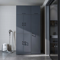 Roomart wasmachinekast DORA-II, 115 cm, voor wasmachine en droger, in 5 kleuren