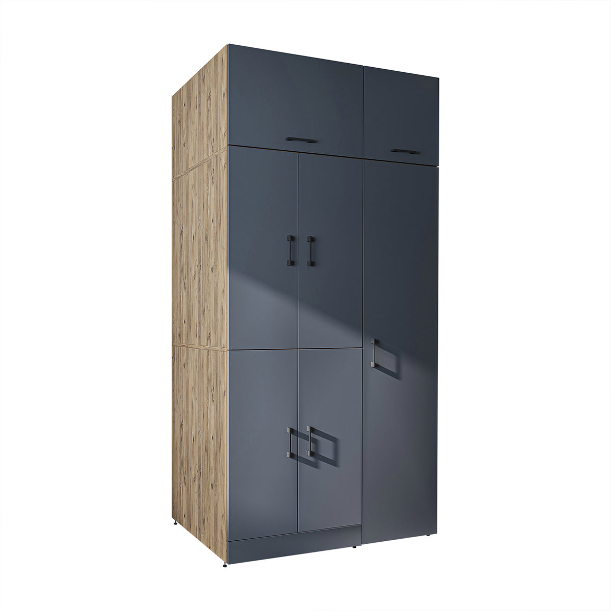 Roomart wasmachinekast DORA-II, 115 cm, voor wasmachine en droger, in 5 kleuren