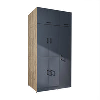 Roomart wasmachinekast DORA-II, 115 cm, voor wasmachine en droger, in 5 kleuren
