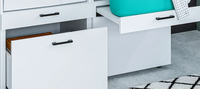 Roomart Waschmaschinenschrank, Möbel Griff, Handgriff, Mattschwarz - waschmaschinenschrank, waschmaschinenregal, waschturm, schrank, weiß, waschmaschinen, unterschrank, waschmaschine, trockner, haushaltsschrank, schränke, badschrank, hochschrank, badezimm