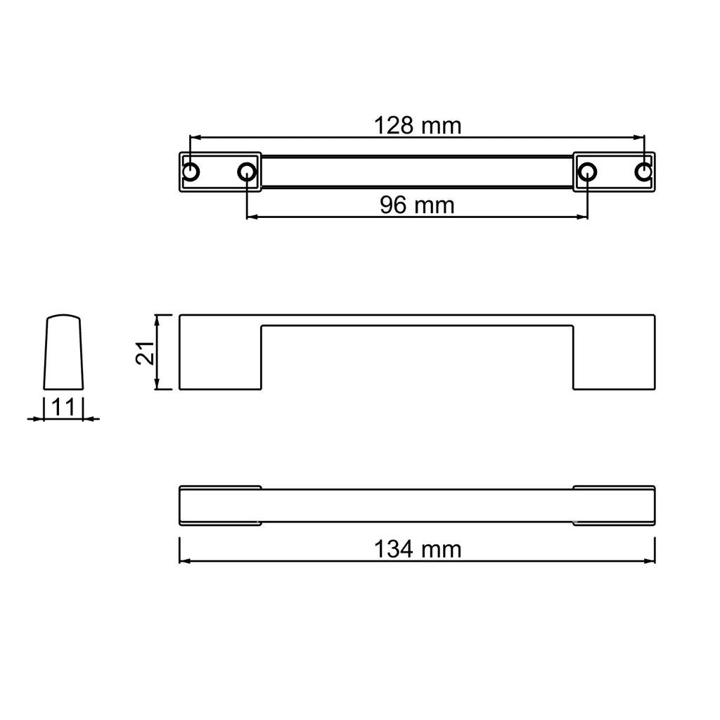 Roomart Waschmaschinenschrank, Möbel Griff, Handgriff, Mattschwarz - waschmaschinenschrank, waschmaschinenregal, waschturm, schrank, weiß, waschmaschinen, unterschrank, waschmaschine, trockner, haushaltsschrank, schränke, badschrank, hochschrank, badezimm