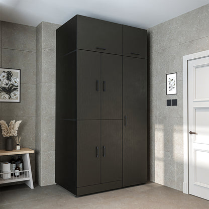 Roomart wasmachinekast DORA-I, 115 cm, voor wasmachine en droger met hoge kast, in 5 kleuren