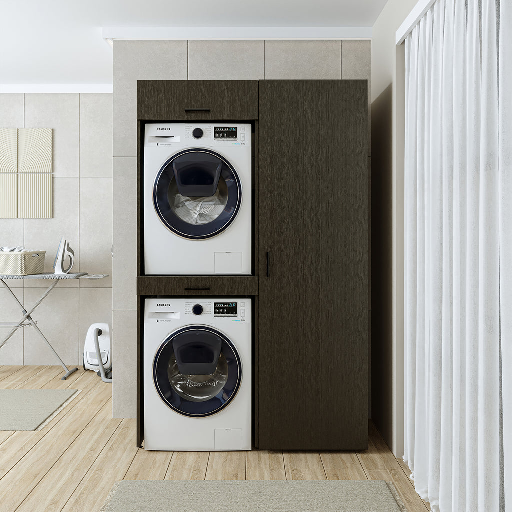 Roomart wasmachinekast DUO-I, 127 cm, ombouwkast voor wasmachine & droger, in 3 kleuren