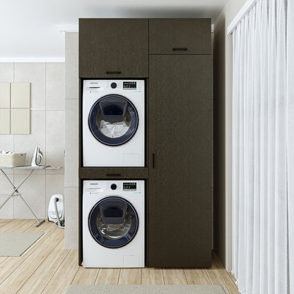Roomart wasmachinekast 127 cm, voor 2 apparaten met hoge kast, in 3 kleuren