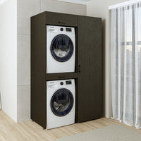 Roomart wasmachinekast DUO-I, 127 cm, ombouwkast voor wasmachine & droger, in 3 kleuren