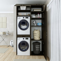 Roomart wasmachinekast DUO-I, 127 cm, ombouwkast voor wasmachine & droger, in 3 kleuren