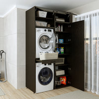 Roomart wasmachinekast DUO-I, 127 cm, ombouwkast voor wasmachine & droger, in 3 kleuren