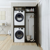 Roomart wasmachinekast DUO-I, 127 cm, ombouwkast voor wasmachine & droger, in 3 kleuren