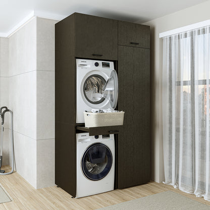 Roomart wasmachinekast DUO-I, 127 cm, ombouwkast voor wasmachine & droger, in 3 kleuren