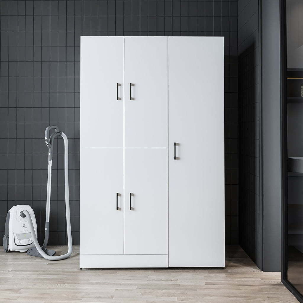 Roomart wasmachinekast DORA-II, 115 cm, voor wasmachine en droger, in 5 kleuren