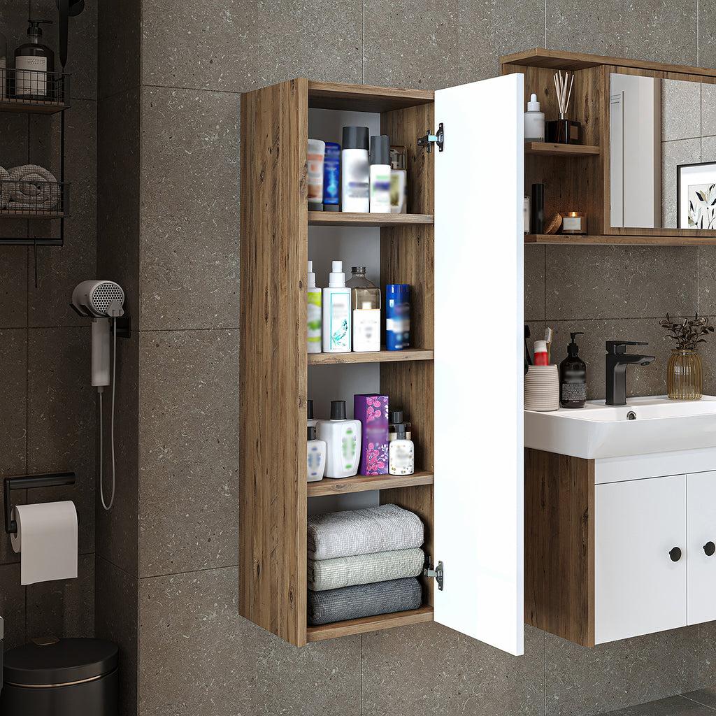 Roomart badkamermeubel ADA, 110 cm, wandhangend met soft-close-deur, in 4 kleuren