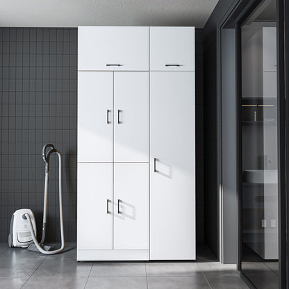 Roomart wasmachinekast DORA-II, 115 cm, voor wasmachine en droger, in 5 kleuren