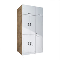 Roomart wasmachinekast DORA-II, 115 cm, voor wasmachine en droger, in 5 kleuren