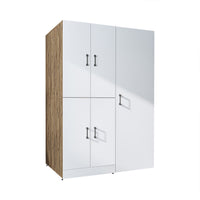 Roomart wasmachinekast DORA-II, 130 cm, voor wasmachine en droger, in 5 kleuren