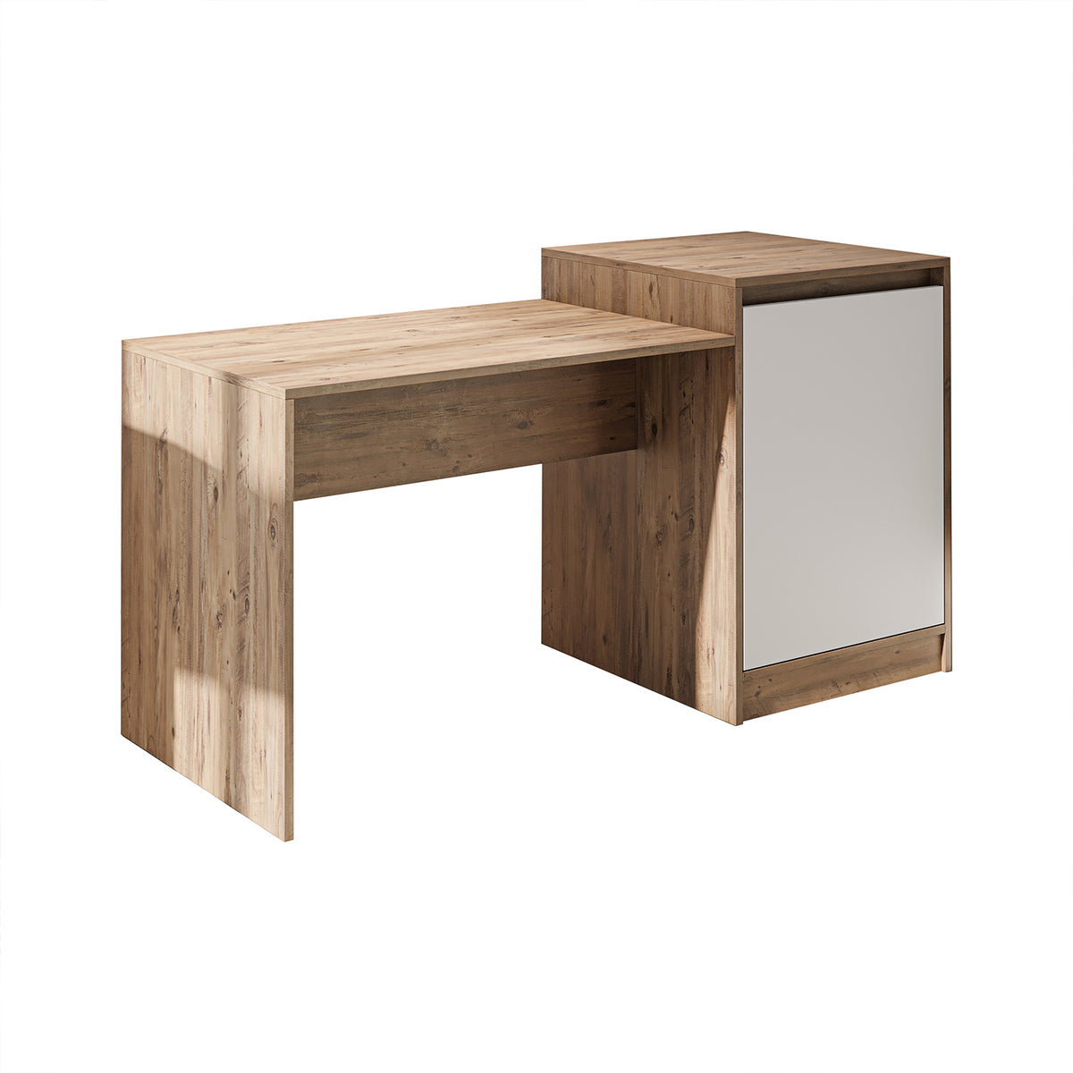 Roomart keukeneiland MILANO, 160 cm, met eettafel en opbergruimte, in 4 kleuren