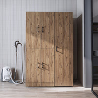 Roomart wasmachinekast DORA-II, 115 cm, voor wasmachine en droger, in 5 kleuren