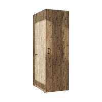 Roomart • DORA Hochschrank 60cm Breit • Weiß • Weiß Eiche • Eiche • Anthracit Eiche - waschmaschinenschrank, waschmaschinenregal, waschturm, schrank, weiß, waschmaschinen, unterschrank, waschmaschine, trockner, haushaltsschrank, schränke, badschrank, hoch