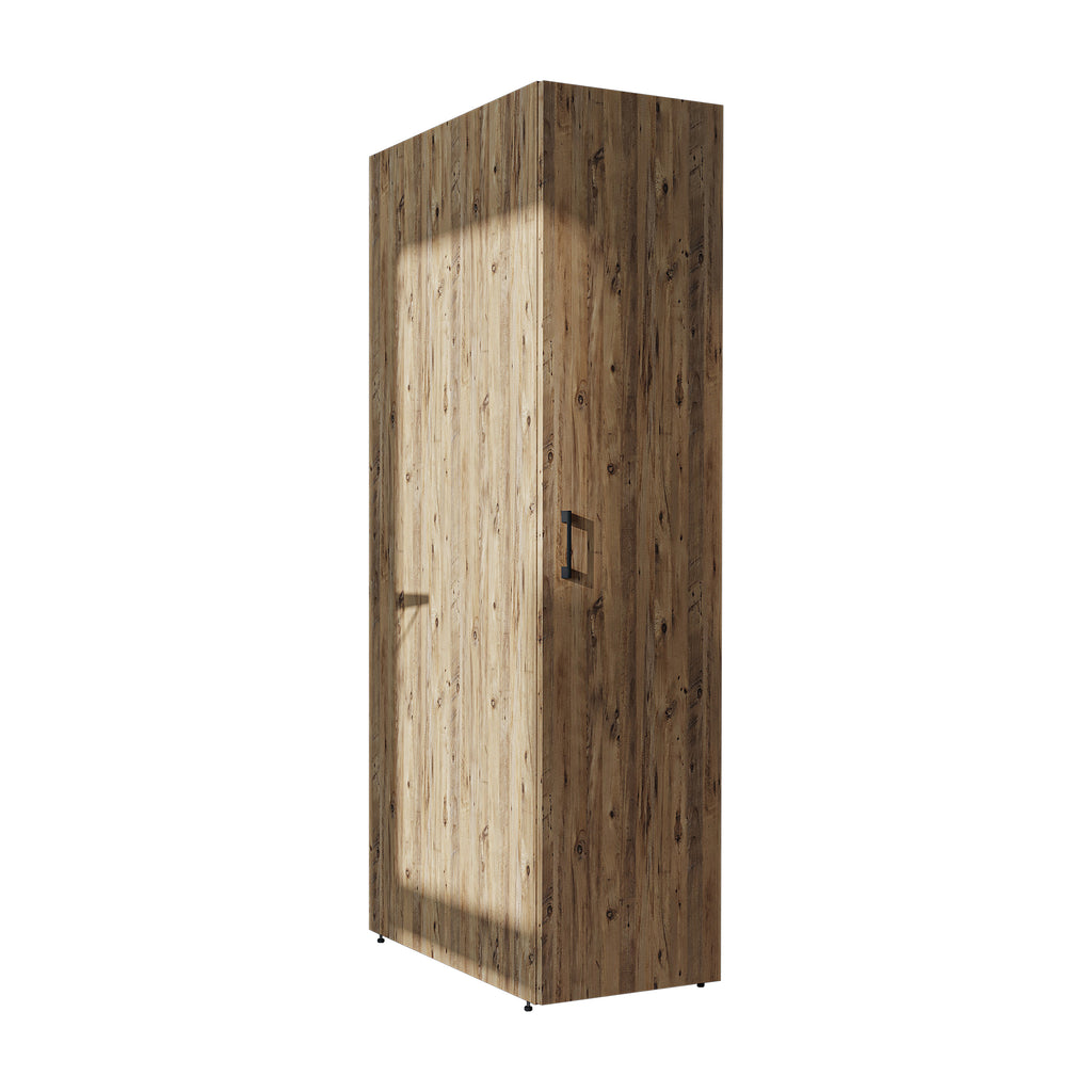 Roomart • DORA Hochschrank 45cm Breit • Weiß • Weiß Eiche • Eiche • Anthracit Eiche - waschmaschinenschrank, waschmaschinenregal, waschturm, schrank, weiß, waschmaschinen, unterschrank, waschmaschine, trockner, haushaltsschrank, schränke, badschrank, hoch