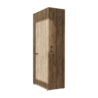 Roomart • DORA Hochschrank 45cm Breit • Weiß • Weiß Eiche • Eiche • Anthracit Eiche - waschmaschinenschrank, waschmaschinenregal, waschturm, schrank, weiß, waschmaschinen, unterschrank, waschmaschine, trockner, haushaltsschrank, schränke, badschrank, hoch