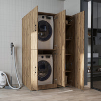 Roomart wasmachinekast DORA-II, 115 cm, voor wasmachine en droger, in 5 kleuren