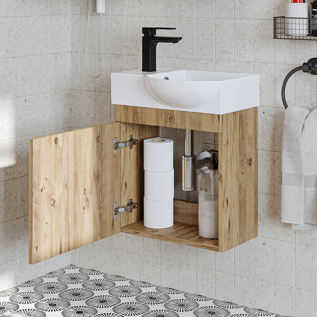 Badmöbelset • PUNTO • Unterschrank mit Waschbecken • Badezimmer Möbel • Gäste WC - badezimmerschrank, waschbecken, badezimmermöbel, badschrank, badezimmer, mit, unterschrank, badmöbel, set, waschtisch, möbel, badezimmermãbel, bad, badezimmerschränke, schm