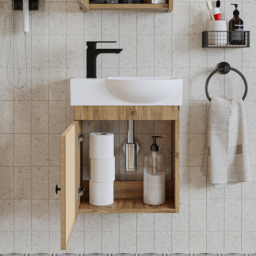 Badmöbelset • PUNTO • Unterschrank mit Waschbecken • Badezimmer Möbel • Gäste WC - badezimmerschrank, waschbecken, badezimmermöbel, badschrank, badezimmer, mit, unterschrank, badmöbel, set, waschtisch, möbel, badezimmermãbel, bad, badezimmerschränke, schm