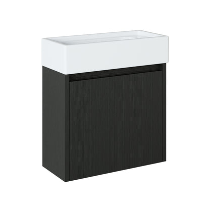 Roomart, MINI Unterschrank mit Waschbecken 50cm Gäste WC Badezimmer Möbel in 5 Farben - und, spiegelschrank, günstige, sets, mobel, ohne, siphon, keramik, badmöbelset, badmobelsets, landhausstil, standwaschtisch, standwaschbecken, badschrank, aufsatzbecke
