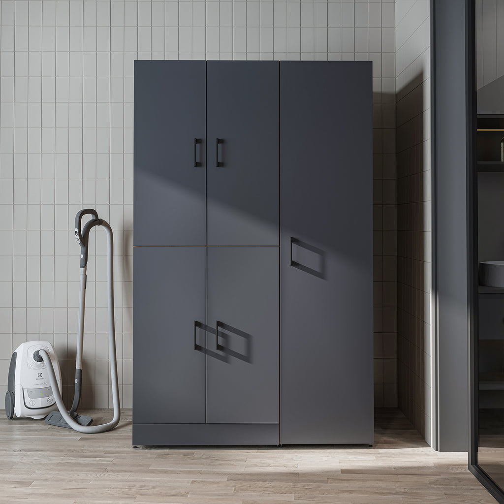 Roomart wasmachinekast DORA-II, 115 cm, voor wasmachine en droger, in 5 kleuren