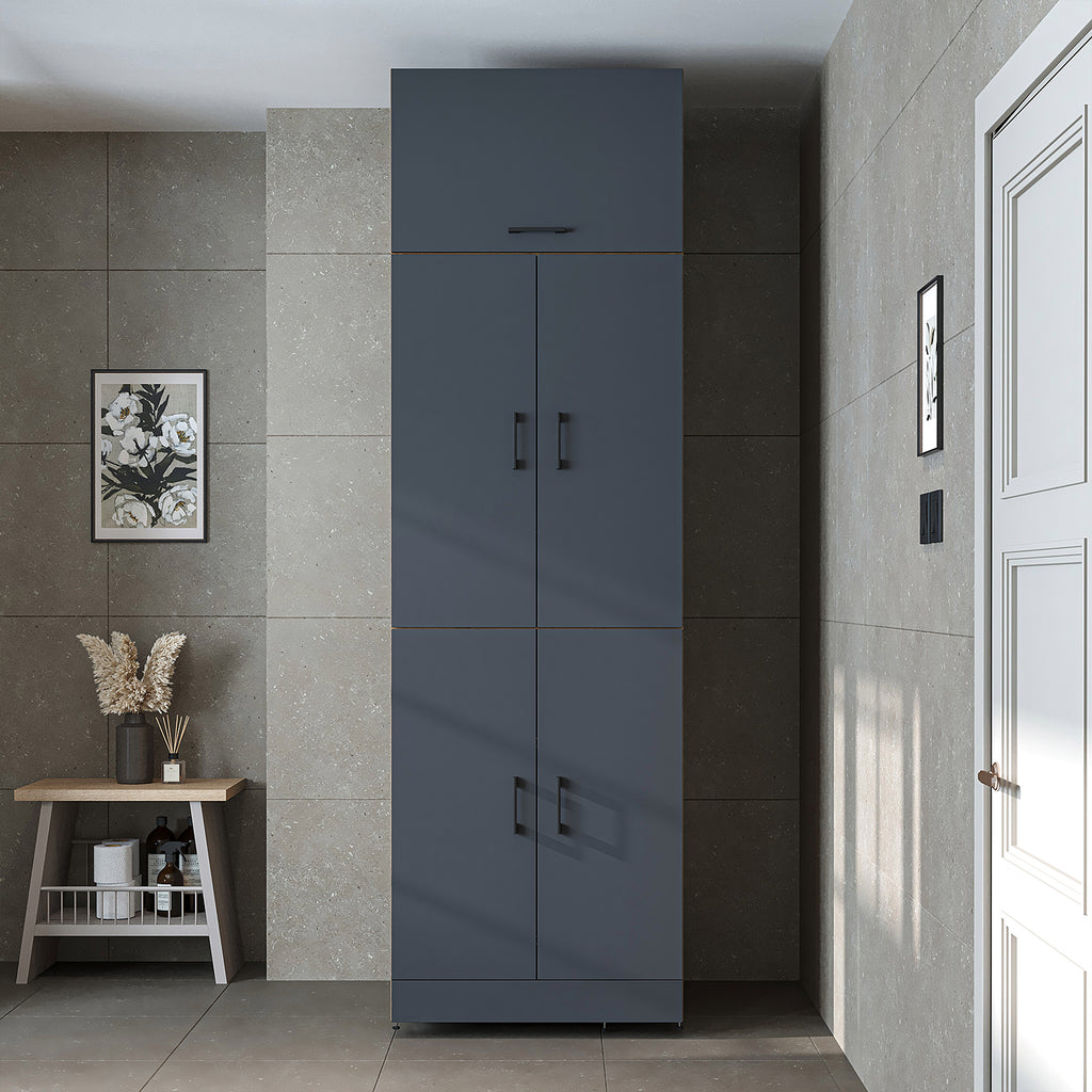 Roomart wasmachinekast DORA-II, 70 cm, voor wasmachine en droger, in 5 kleuren