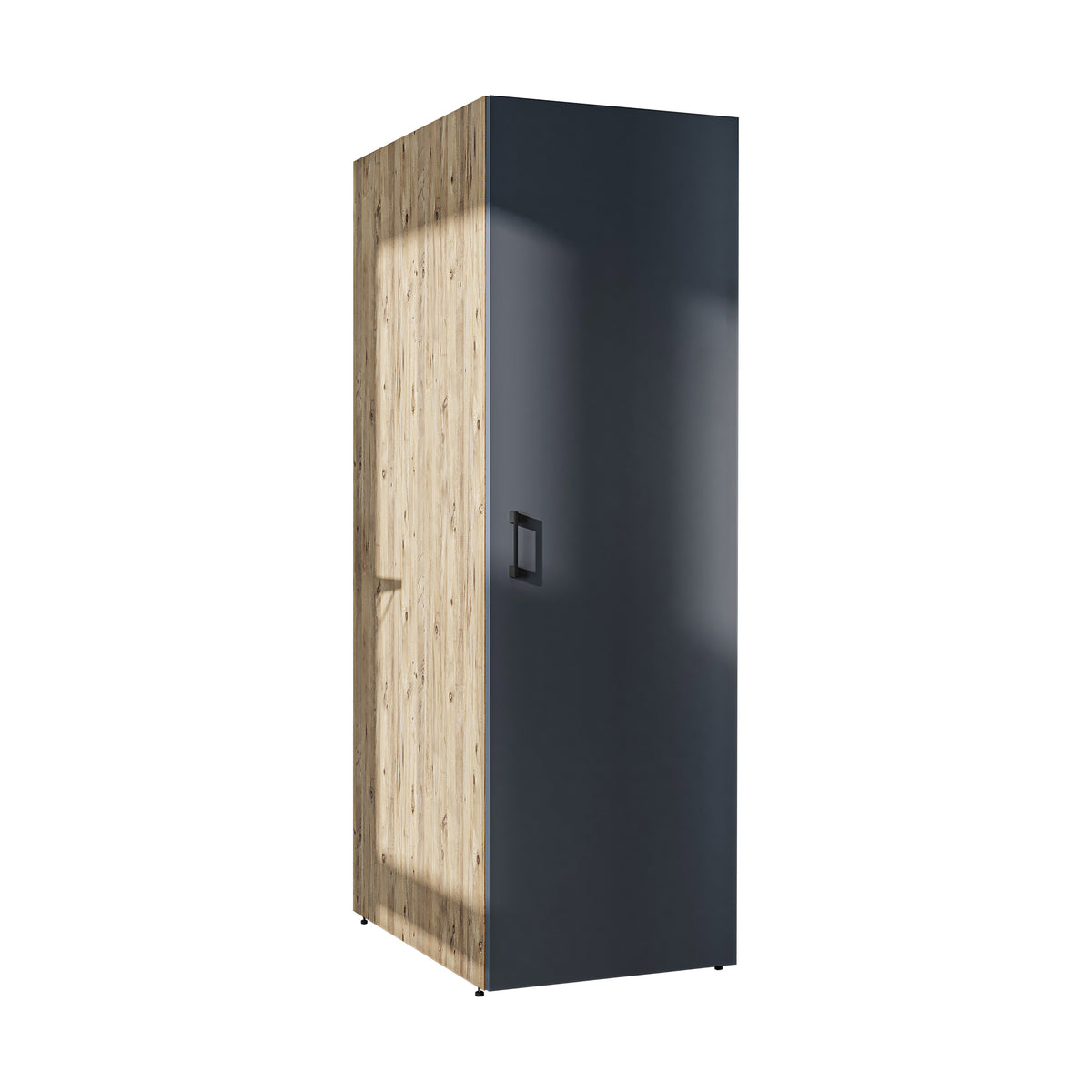 Roomart • DORA Hochschrank 60cm Breit • Weiß • Weiß Eiche • Eiche • Anthracit Eiche - waschmaschinenschrank, waschmaschinenregal, waschturm, schrank, weiß, waschmaschinen, unterschrank, waschmaschine, trockner, haushaltsschrank, schränke, badschrank, hoch