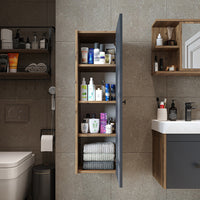 Roomart badkamermeubel ADA, 110 cm, wandhangend met soft-close-deur, in 4 kleuren
