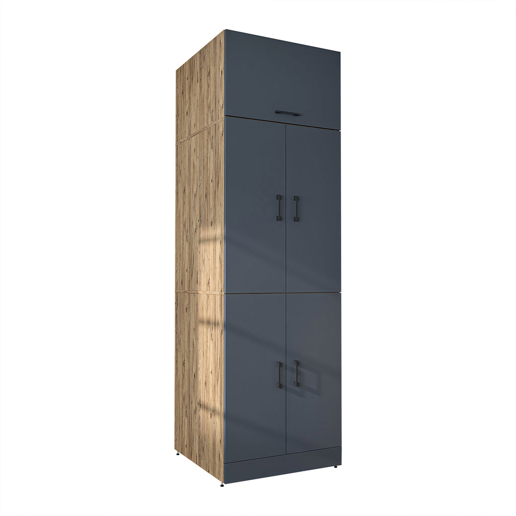 Roomart wasmachinekast DORA-II, 70 cm, voor wasmachine en droger, in 5 kleuren