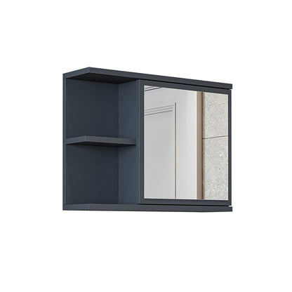 Roomart spiegelkast ADA, 60 cm, met open schap en soft-close-deur, in 4 kleuren