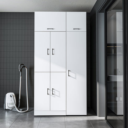 Roomart wasmachinekast DORA-II, 115 cm, voor wasmachine en droger, in 5 kleuren