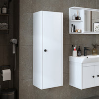 Badschrank ADA in Weiß wandhängend mit Soft-Close-Tür