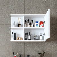 Roomart spiegelkast ADA, 60 cm, met open schap en soft-close-deur, in 4 kleuren