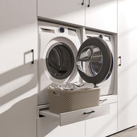 Roomart wandmeubel SERIE II, 254 cm, voor 2 apparaten met 2 hoge kasten, in 3 kleuren