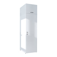 Roomart • DORA Hochschrank 60cm Breit • Weiß • Weiß Eiche • Eiche • Anthracit Eiche - waschmaschinenschrank, waschmaschinenregal, waschturm, schrank, weiß, waschmaschinen, unterschrank, waschmaschine, trockner, haushaltsschrank, schränke, badschrank, hoch